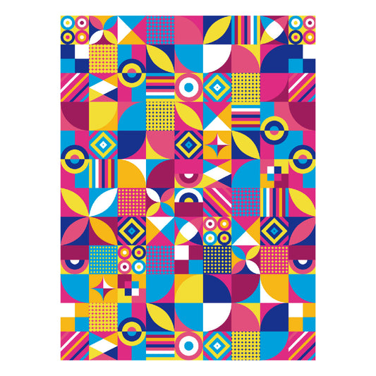 Alfombra Vinílica / Colorful Geometry