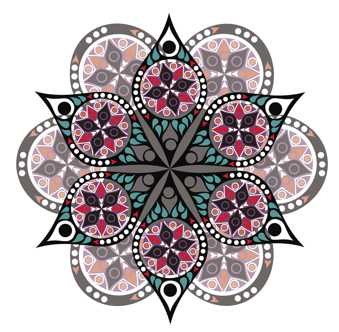 Alfombra Vinílica / Ethnic Mandala