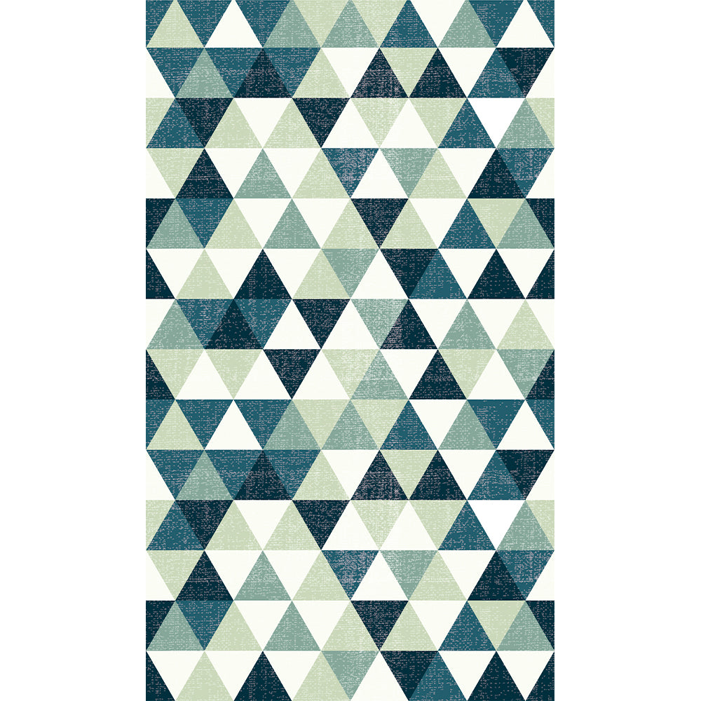 Alfombra Vinílica / Blue Triangles