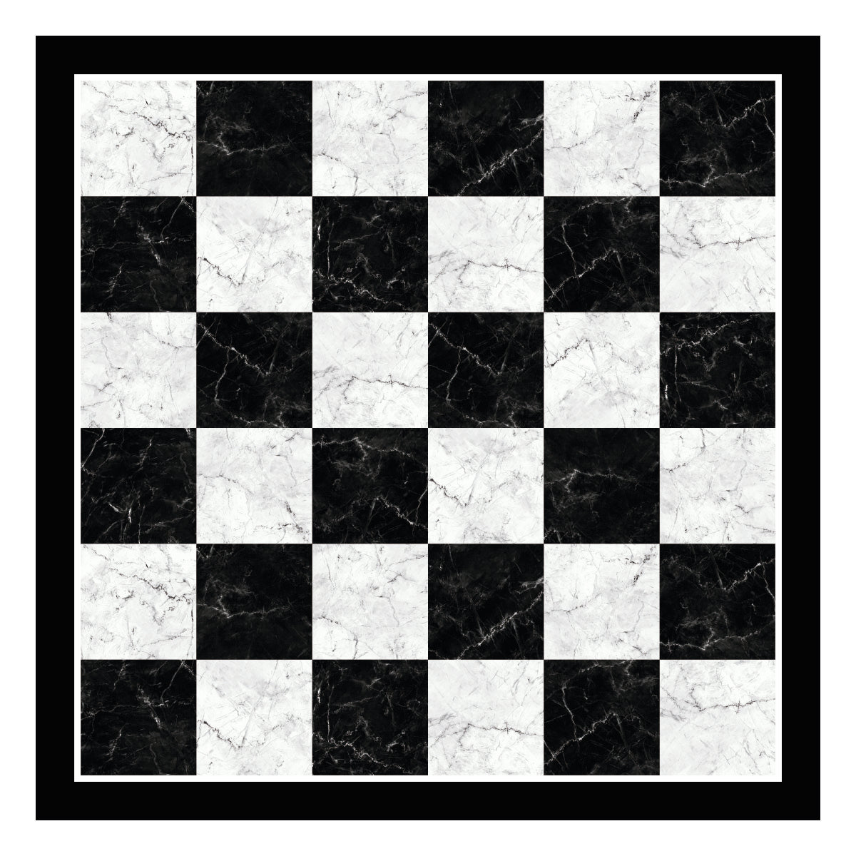Alfombra Vinílica / Chess Marble