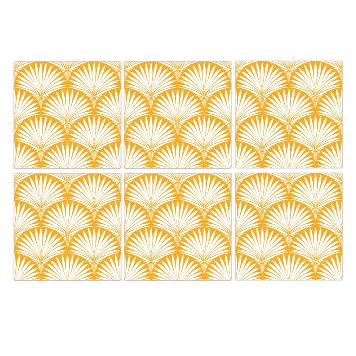 Set Baldosas Adhesivas / Oriental Yellow