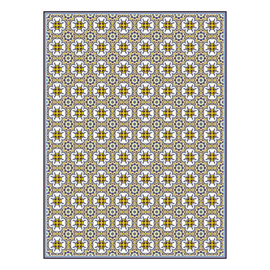 Alfombra Vinílica / Yellow Tiles Vintage