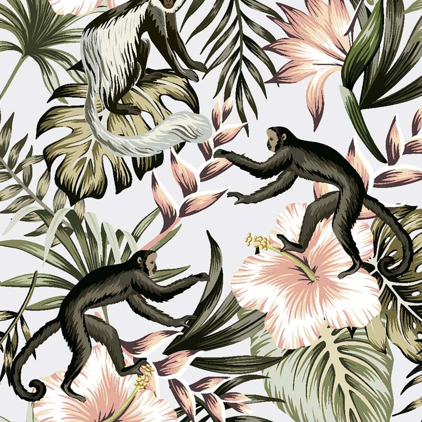 Papel Mural / Monkey Hibiscus