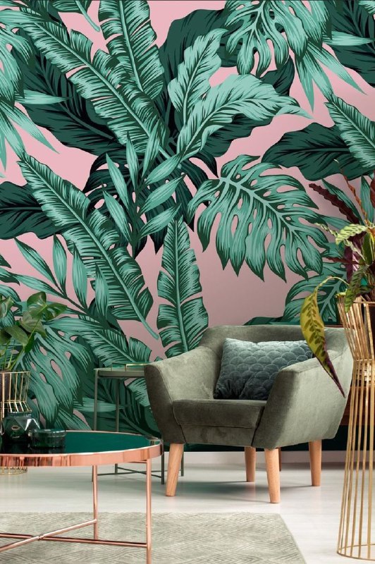 Papel Mural / Tropical Pink