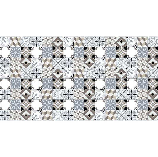 Alfombra Vinílica / Grey Tiles Mini
