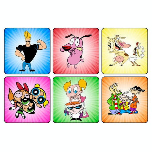 Set 6 Posavasos /  Clásicos Cartoon