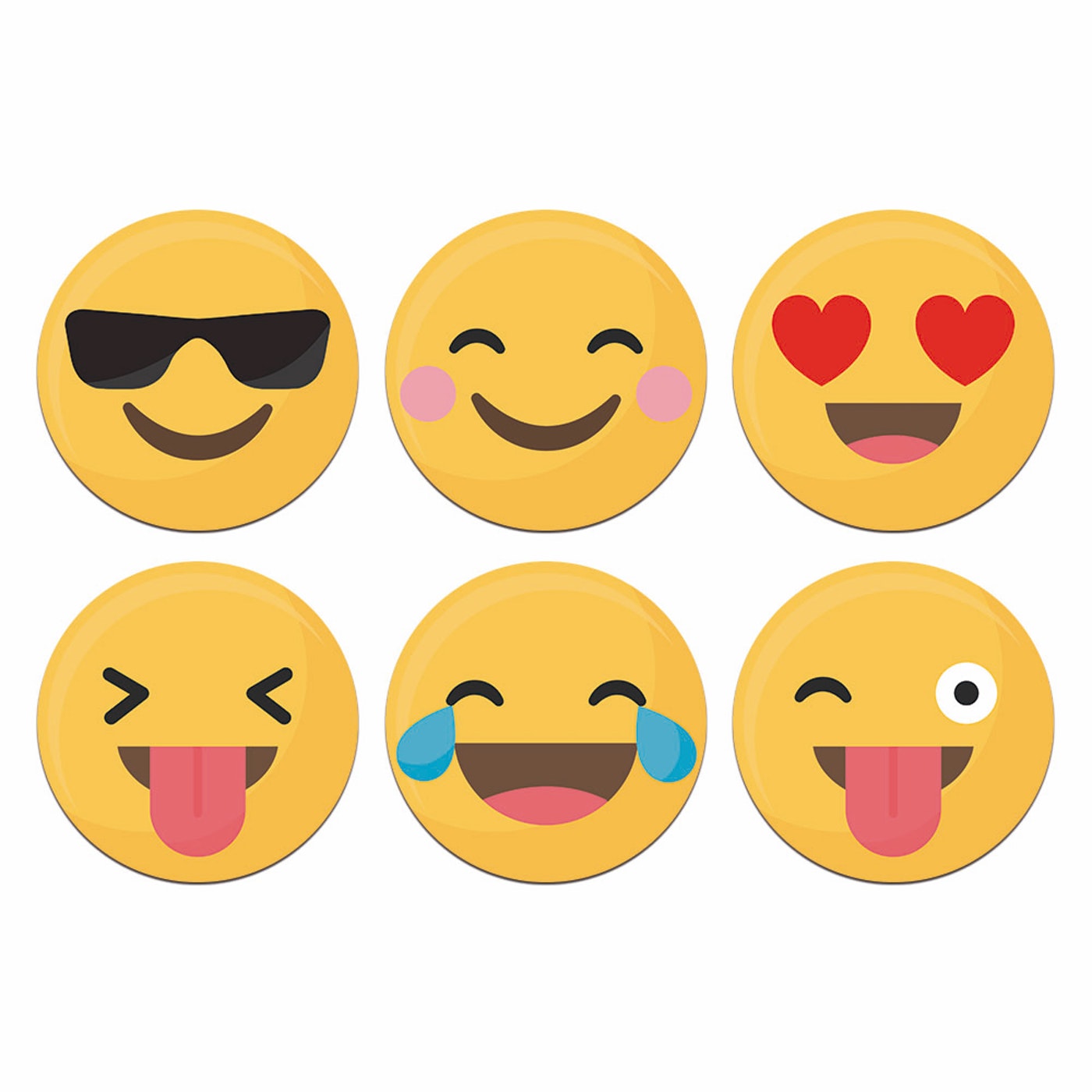 Set de 6 Individuales / Emojis