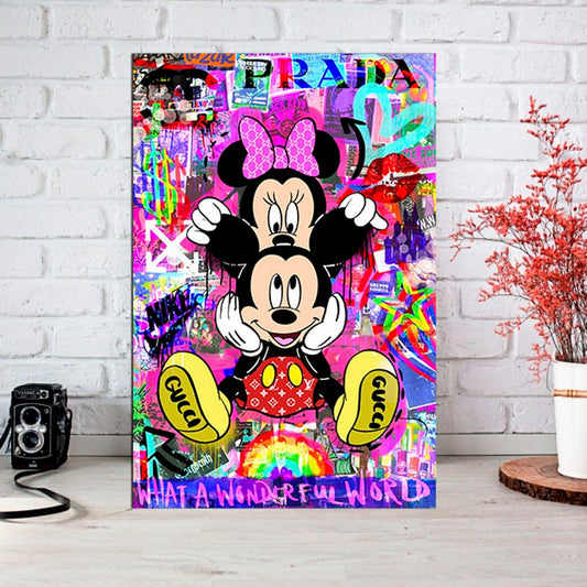 Cuadro Canvas / Mickey & Minnie