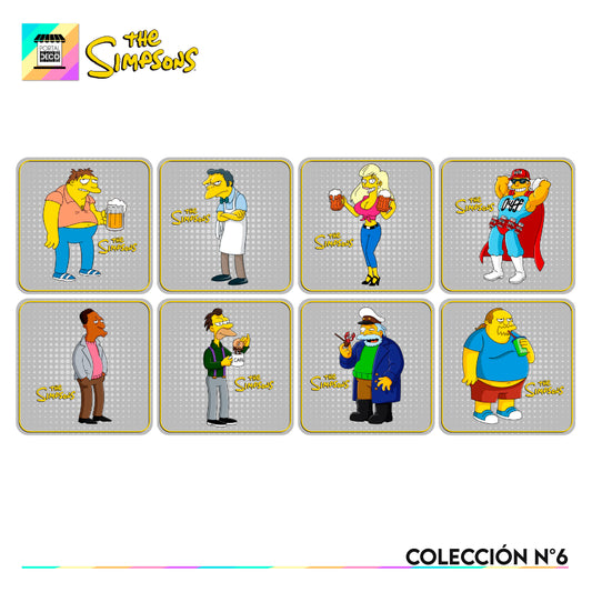 Set 6 Posavasos / Los Simpsons Coleccion n°6