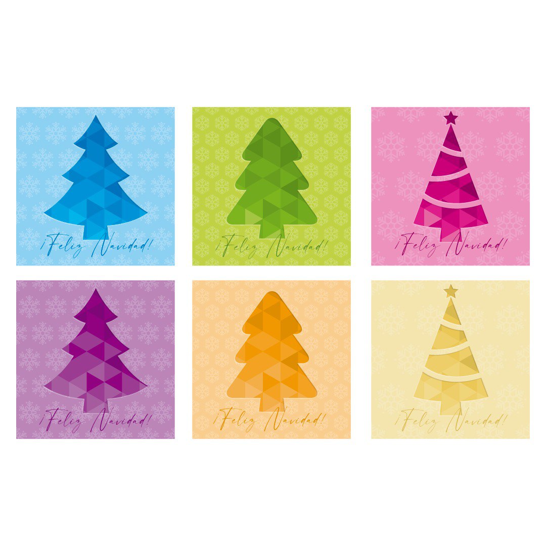 Set 6 Posavasos / Christmas Tree