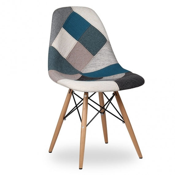 Pack 4 Sillas Eames Patchwork (kl)