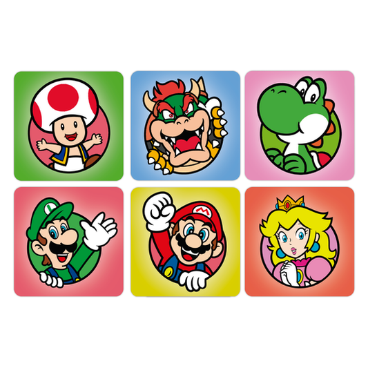 Set de 6 Posavasos de PVC / Super Mario