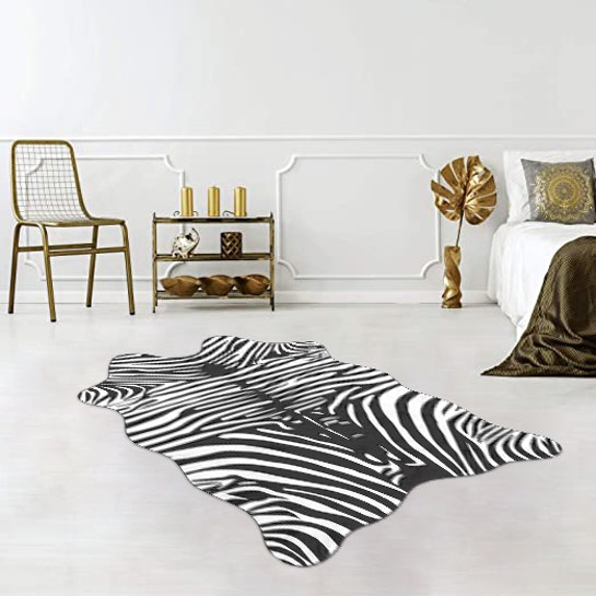 Alfombra Vinílica / Animal Print Zebra